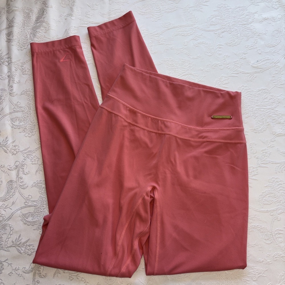 Gymshark x Whitney Simmons Pink Athletic Leggings w/ Scrunch Butt - Women's XS - Picture 3 of 6